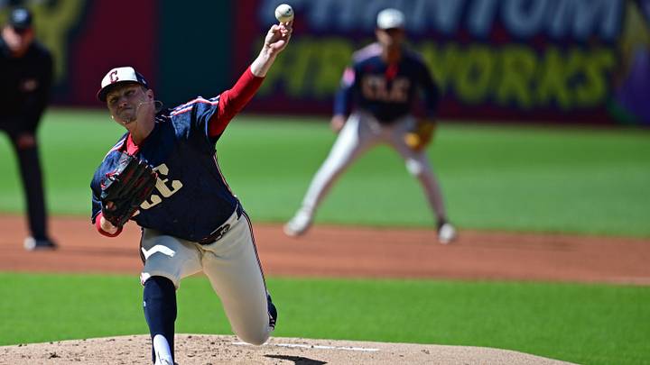 May 30, 2026: Guardians starting pitcher Parker Messick (77) throws a pitch during the first inning against the Boston Red Sox at Progressive Field. May 30, 2026: Guardians starting pitcher Parker Messick (77) throws a pitch during the first inning against the Boston Red Sox at Progressive Field.