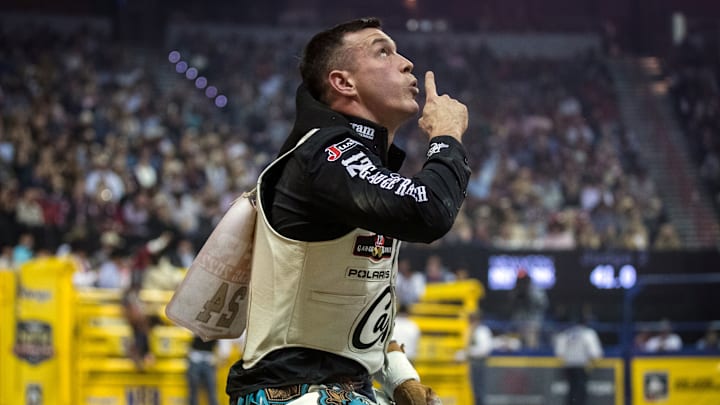 Bareback rider Tim O'Connell has returned to competition after taking the last 13 months off to recover from injury. Bareback rider Tim O'Connell has returned to competition after taking the last 13 months off to recover from injury.