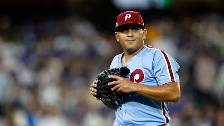 Division Series - Philadelphia Phillies v Los Angeles Dodgers - Game Three Division Series - Philadelphia Phillies v Los Angeles Dodgers - Game Three