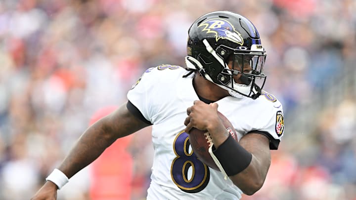 Baltimore Ravens quarterback Lamar Jackson.