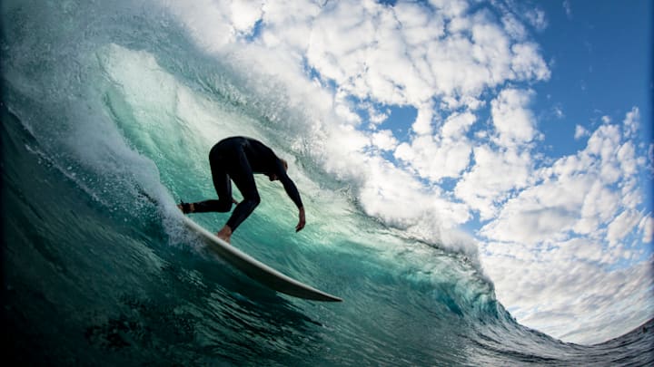 Surfers are used to getting mouthfuls of saltwater.