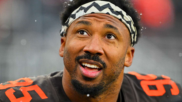 Cleveland Browns defensive end Myles Garrett
