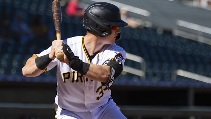 Oct 26, 2022; Surprise, Arizona, USA; Pittsburgh Pirates catcher Henry Davis plays for the Surprise