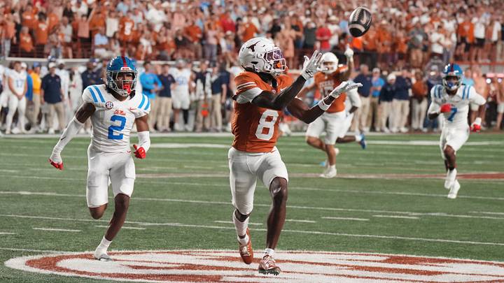 Oct 24, 2026; Austin, Texas, USA;  Texas Longhorns wide receiver Cam Coleman