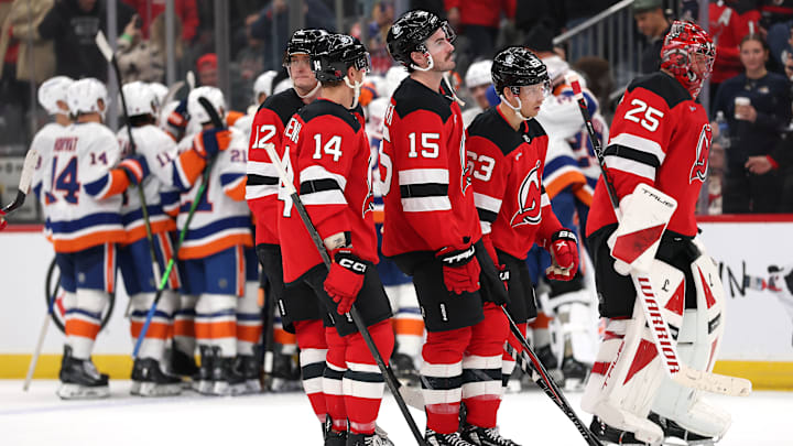 New York Islanders v New Jersey Devils New York Islanders v New Jersey Devils