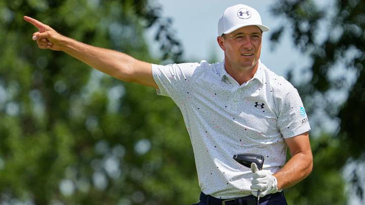 Jordan Spieth will be playing the first two rounds with Jon Rahm and Justin Rose. Jordan Spieth will be playing the first two rounds with Jon Rahm and Justin Rose.