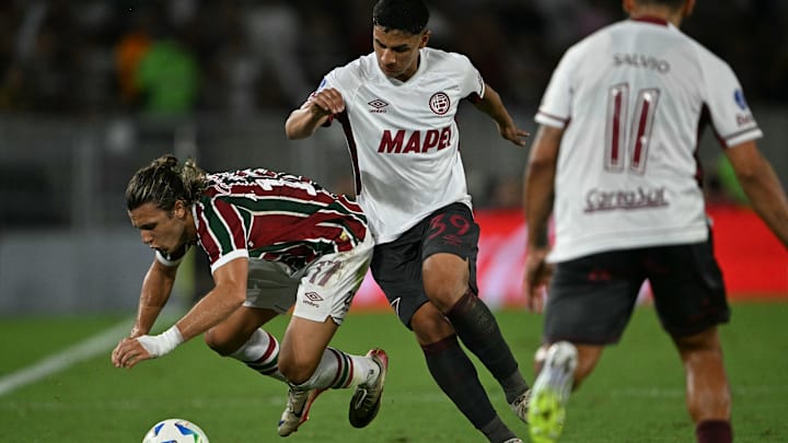 Lanús garante empate e faz a festa no Maracanã