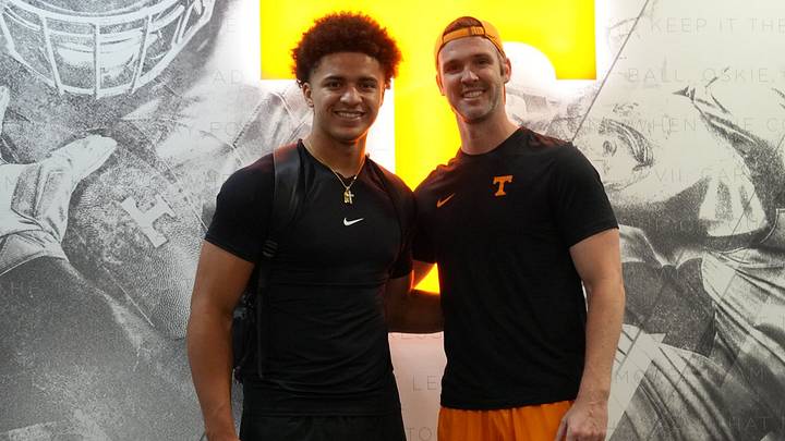 Derrick Baker at Tennessee in the offseason Derrick Baker at Tennessee in the offseason