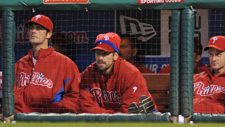 Former starting pitchers Cole Hamels and Cliff Lee are tied for the most wins in a single Phillies postseason