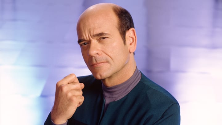 Robert Picardo as the EMH (a.k.a. "The Doctor") on Star Trek: Voyager. Robert Picardo as the EMH (a.k.a. "The Doctor") on Star Trek: Voyager.