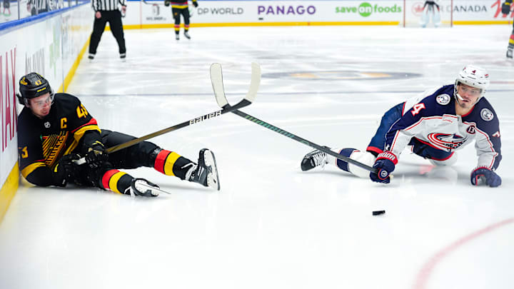 Columbus Blue Jackets v Vancouver Canucks