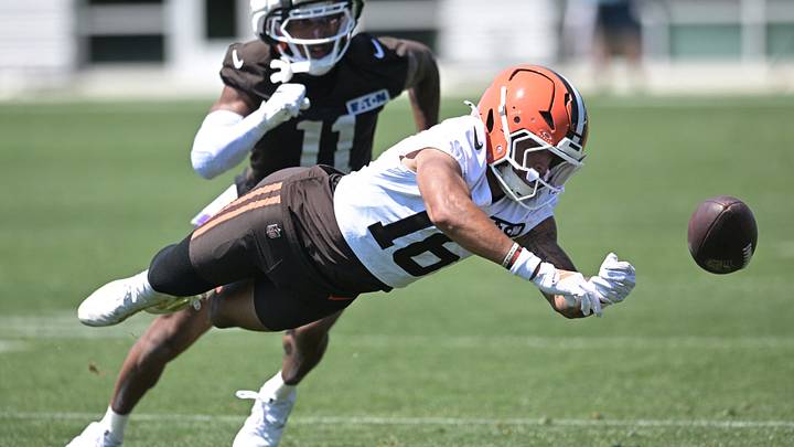 Cleveland Browns wide receiver Tylan Wallace. Cleveland Browns wide receiver Tylan Wallace.