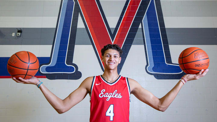 Veterans Memorial junior Billy White III is the All-South Texas Boys Basketball MVP on April 3, 2025, in Corpus Christi, Texas.