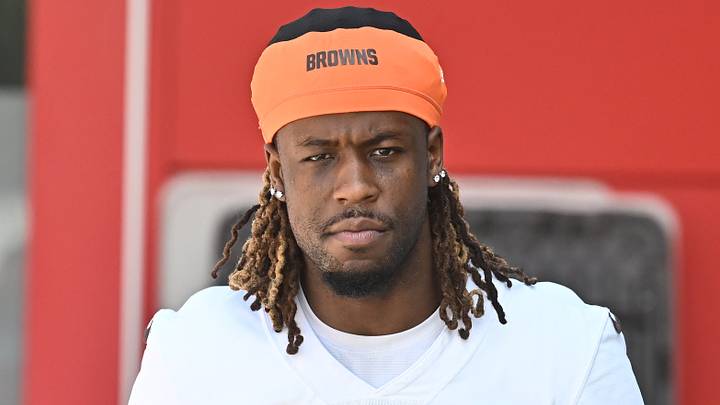 Jun 11, 2026; Berea, OH, USA; Cleveland Browns wide receiver Jerry Jeudy (3) during minicamp at CrossCountry Mortgage Campus. Mandatory Credit: Ken Blaze-Imagn Images