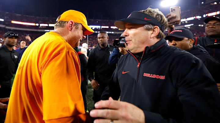 Josh Heupel, Kirby Smart, Tennessee Volunteers, Georgia Bulldogs