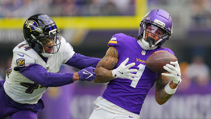 Minnesota Vikings wide receiver Jalen Nailor Minnesota Vikings wide receiver Jalen Nailor