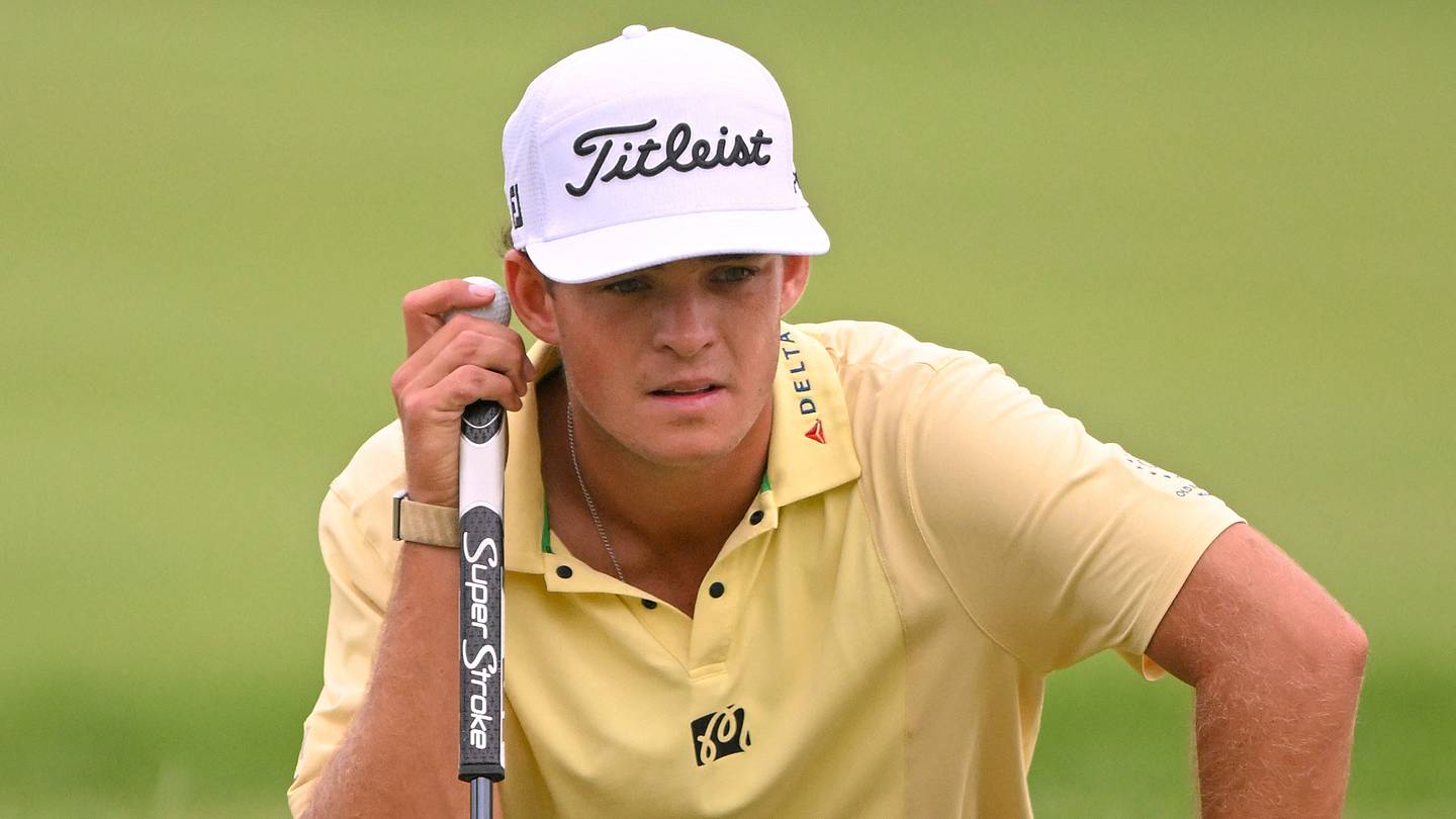 Jackson Koivun wastes no time introducing himself to the PGA Tour, competition