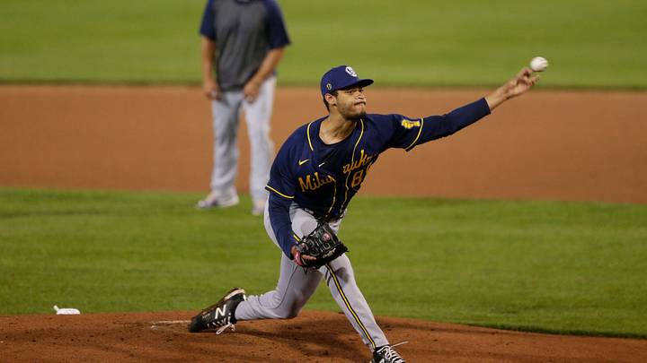 Antoine Kelly (88) throws a pitch at the Brewers' alternate training camp on Tuesday, July 28, 2020, at Fox Cities Stadium in Grand Chute, Wis. Alex Martin/USA TODAY NETWORK-Wisconsin
Apc Brewers Alternates 072820 011436 Antoine Kelly (88) throws a pitch at the Brewers' alternate training camp on Tuesday, July 28, 2020, at Fox Cities Stadium in Grand Chute, Wis. Alex Martin/USA TODAY NETWORK-Wisconsin
Apc Brewers Alternates 072820 011436