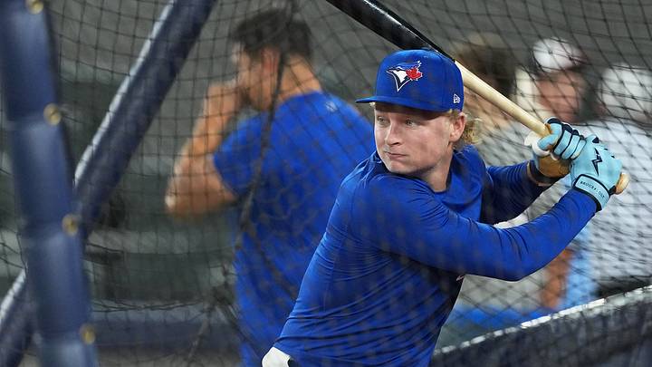 Sep 13, 2025; Toronto, Ontario, CAN; Toronto Blue Jays first round draft pick JoJo Parker takes batting practice before a game against the Baltimore Orioles at Rogers Centre. Mandatory Credit: Nick Turchiaro-Imagn Images Sep 13, 2025; Toronto, Ontario, CAN; Toronto Blue Jays first round draft pick JoJo Parker takes batting practice before a game against the Baltimore Orioles at Rogers Centre. Mandatory Credit: Nick Turchiaro-Imagn Images