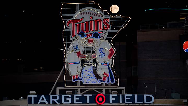 A full moon rises over the Minnesota Twins logo Credit: Brad Rempel-USA TODAY Sports A full moon rises over the Minnesota Twins logo Credit: Brad Rempel-USA TODAY Sports