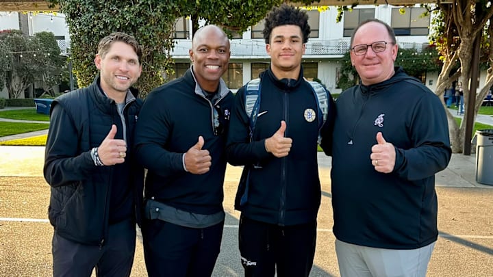 Madden Williams is shown in a Texas A&M recruiting moment. Madden Williams is shown in a Texas A&M recruiting moment.