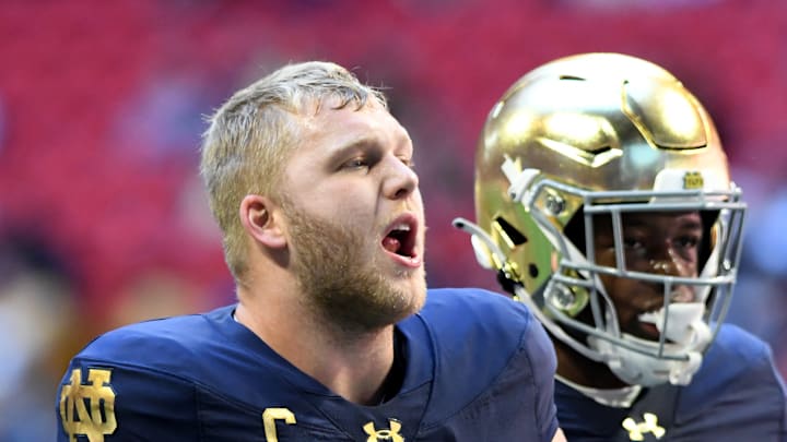 Rylie Mills with Notre Dame