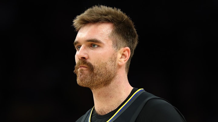 Feb 5, 2026; Phoenix, Arizona, USA; Golden State Warriors guard Pat Spencer (61) against the Phoenix Suns at Mortgage Matchup Center. Mandatory Credit: Mark J. Rebilas-Imagn Images Feb 5, 2026; Phoenix, Arizona, USA; Golden State Warriors guard Pat Spencer (61) against the Phoenix Suns at Mortgage Matchup Center. Mandatory Credit: Mark J. Rebilas-Imagn Images