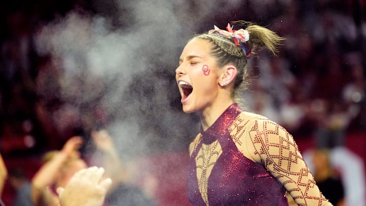 Oklahoma gymnast Jordan Bowers Oklahoma gymnast Jordan Bowers