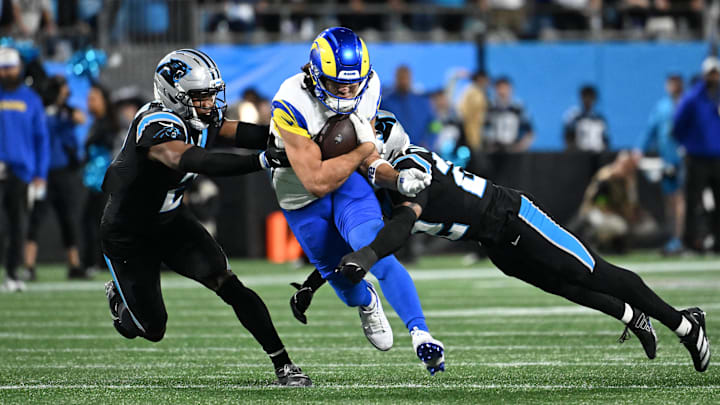 Rams receiver Puka Nacua gts open any number of ways in a precise Rams timing attack.