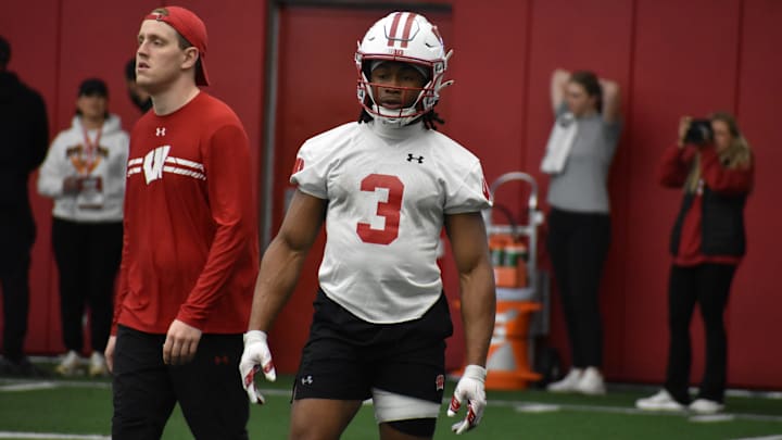 Wisconsin RB Abu Sama. 