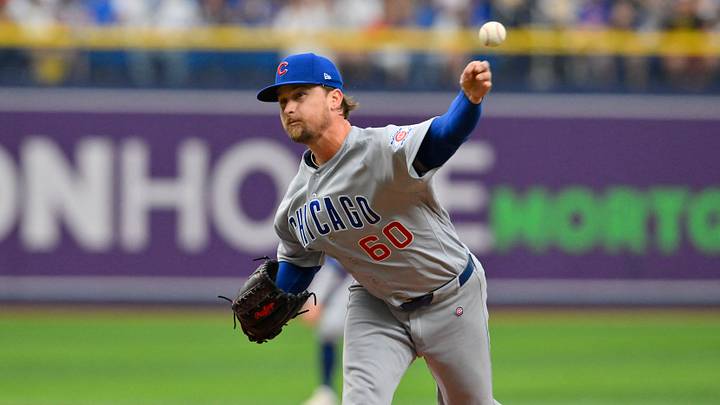 Chicago Cubs pitcher Braxton Garrett.