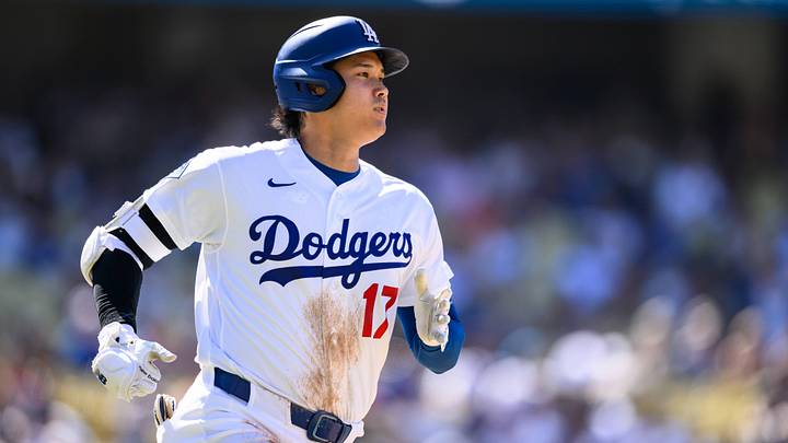 May 31, 2026; Los Angeles, California, USA; Los Angeles Dodgers designated hitter Shohei Ohtani (17) runs after hitting a single during the eighth inning against the Philadelphia Phillies at Dodger Stadium. Mandatory Credit: William Liang-Imagn Images May 31, 2026; Los Angeles, California, USA; Los Angeles Dodgers designated hitter Shohei Ohtani (17) runs after hitting a single during the eighth inning against the Philadelphia Phillies at Dodger Stadium. Mandatory Credit: William Liang-Imagn Images