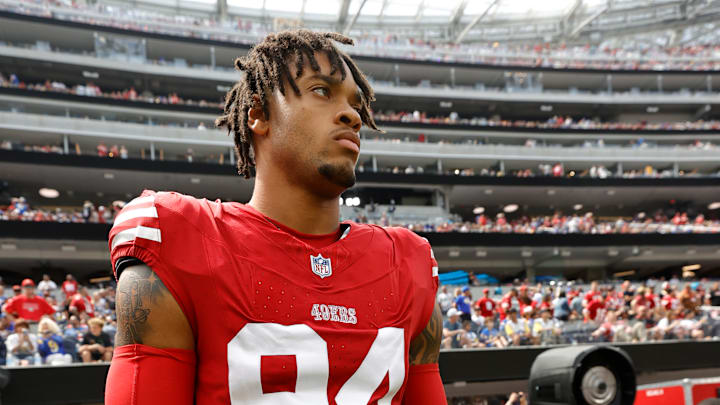 San Francisco 49ers defensive end Yetor Gross-Matos (94)