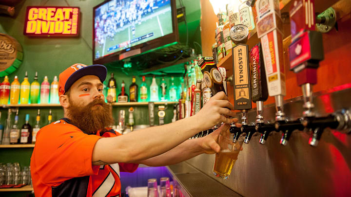 Denver Broncos Fans Watch Super Bowl 50