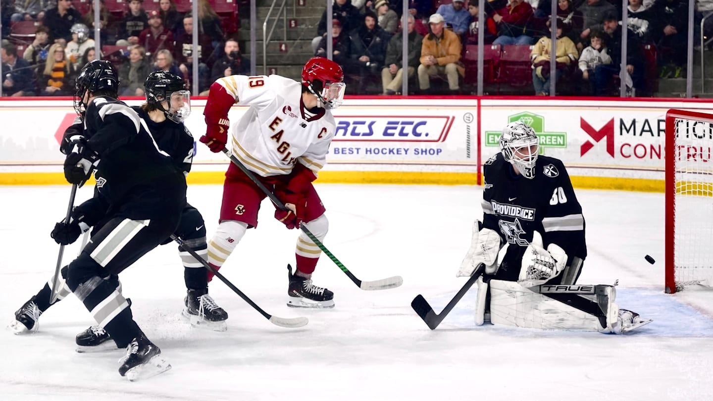 No. 12 Boston College Men's Hockey Suffers Overtime Loss To No. 14 Providence