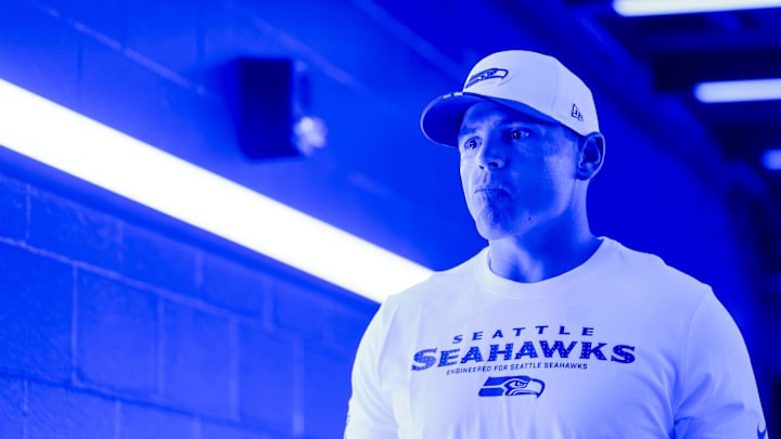 Seattle Seahawks head coach Mike Macdonald