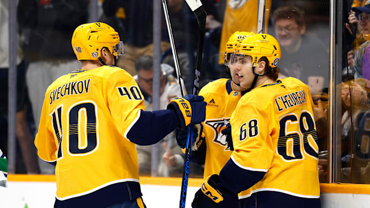 Vancouver Canucks v Nashville Predators