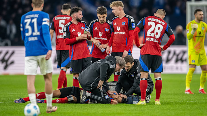 Davie Selke am Boden Davie Selke am Boden