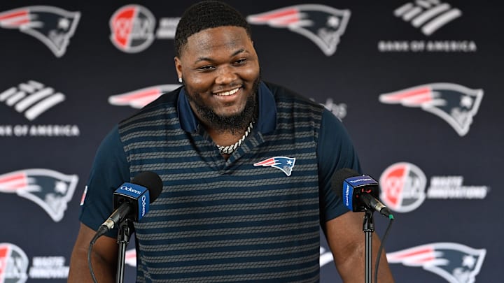 New England Patriots defensive tackle Milton Williams discusses his recent free agent addition to the Patriots with the media at Gillette Stadium. New England Patriots defensive tackle Milton Williams discusses his recent free agent addition to the Patriots with the media at Gillette Stadium.