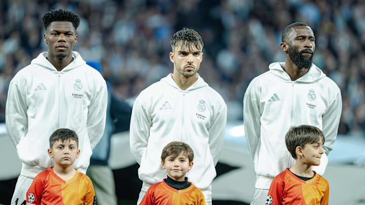 Real Madrid could lose two of their defenders to suspension for the second leg against Atlético Madrid. Real Madrid could lose two of their defenders to suspension for the second leg against Atlético Madrid.