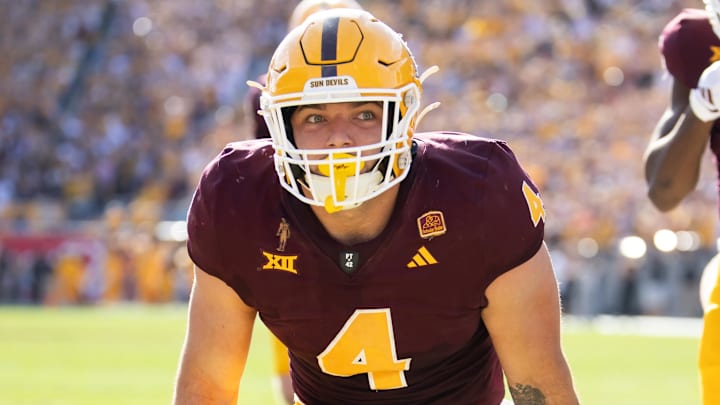 Arizona State Sun Devils running back Cam Skattebo (4).