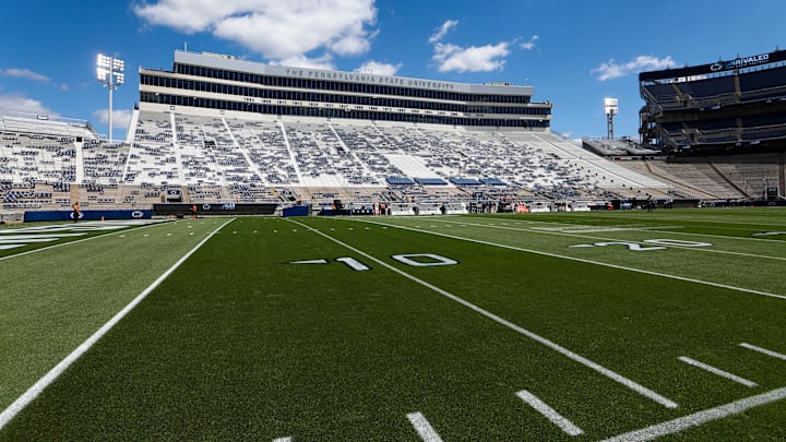 A general view of Beaver Stadium prior to the game between the Nevada Wolf Pack and the Penn State Nittany Lions. 