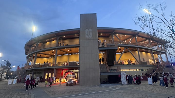 Stanford Softball Stadium ahead of opening night