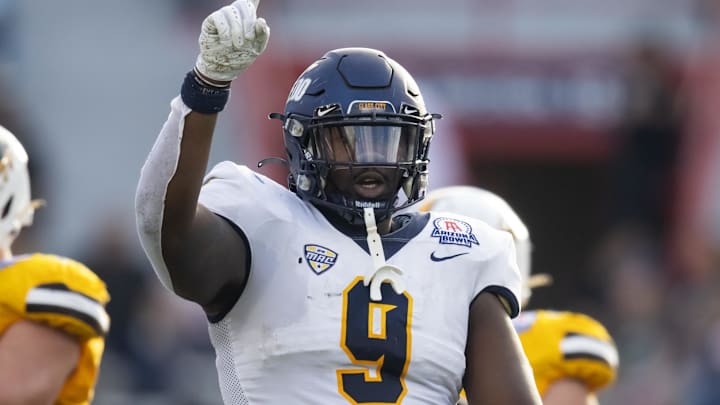 Toledo Rockets defensive tackle Darius Alexander against the Wyoming Cowboys.