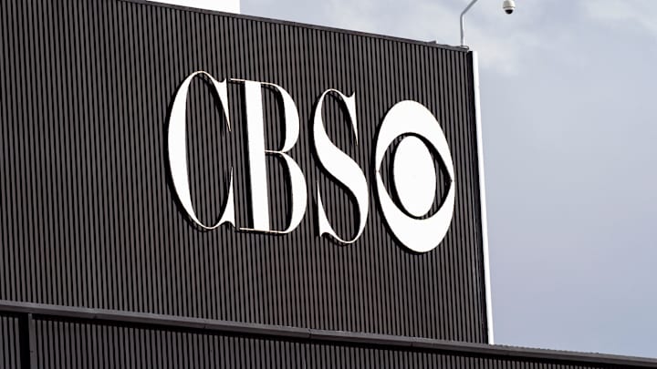 CBS logo seen at the CBS Television City Studio in Los...