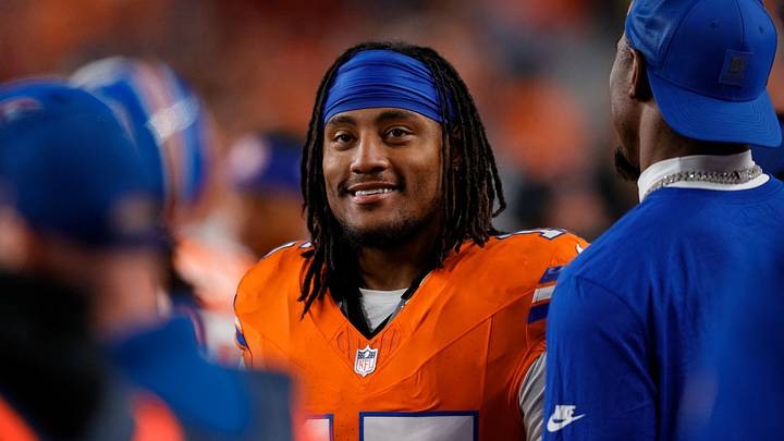 Jan 4, 2026; Denver, Colorado, USA; Denver Broncos linebacker Nik Bonitto (15) in the fourth quarter against the Los Angeles Chargers at Empower Field at Mile High. Mandatory Credit: Isaiah J. Downing-Imagn Images Jan 4, 2026; Denver, Colorado, USA; Denver Broncos linebacker Nik Bonitto (15) in the fourth quarter against the Los Angeles Chargers at Empower Field at Mile High. Mandatory Credit: Isaiah J. Downing-Imagn Images