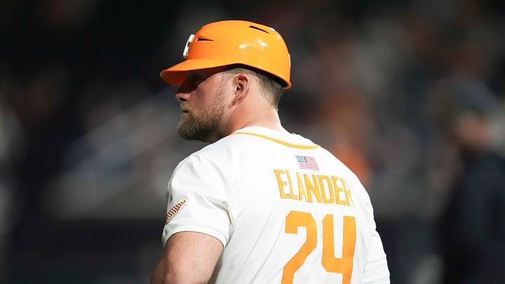 Tennessee coach Josh Elander during a baseball game between Tennessee and Missouri in Lindsey Nelson Stadium in Knoxville, Tennessee, March 20, 2026.