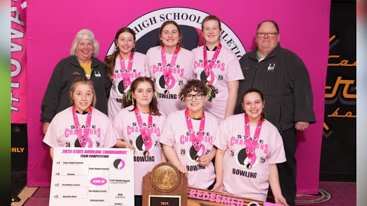 Cedar Rapids Kennedy captured state bowling gold on Tuesday.