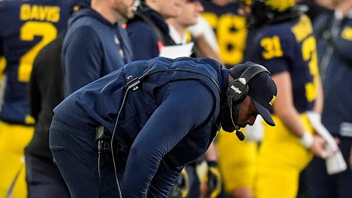 Michigan head coach Sherrone Moore