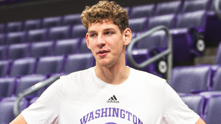 Hannes Steinbach in Seattle, in a UW T-shirt.